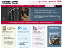 Tablet Screenshot of datanet.co.uk